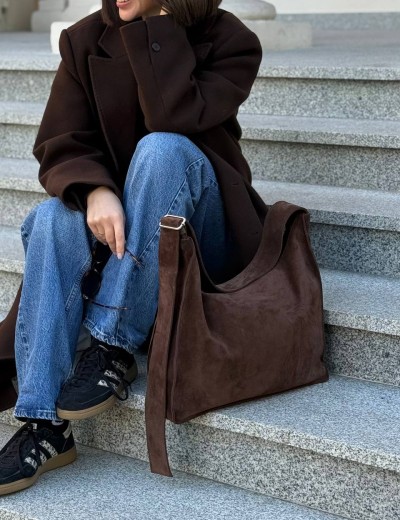 Crush Suede Chocolate