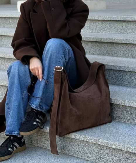 Crush Suede Chocolate