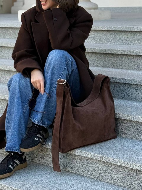 Crush Suede Chocolate