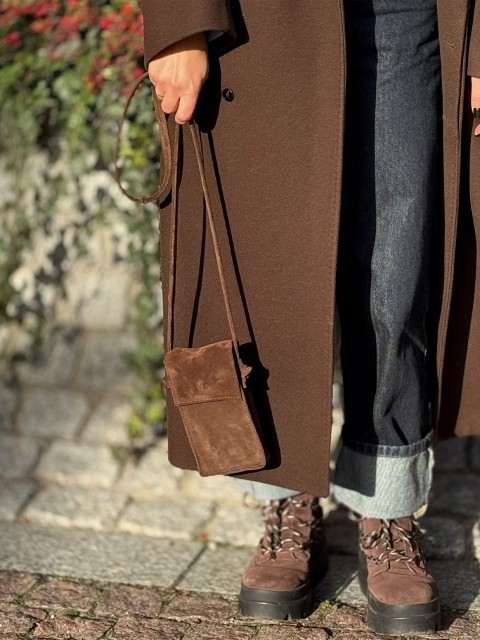 Mini Suede Chocolate