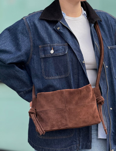 Molly Mini Suede Chocolate